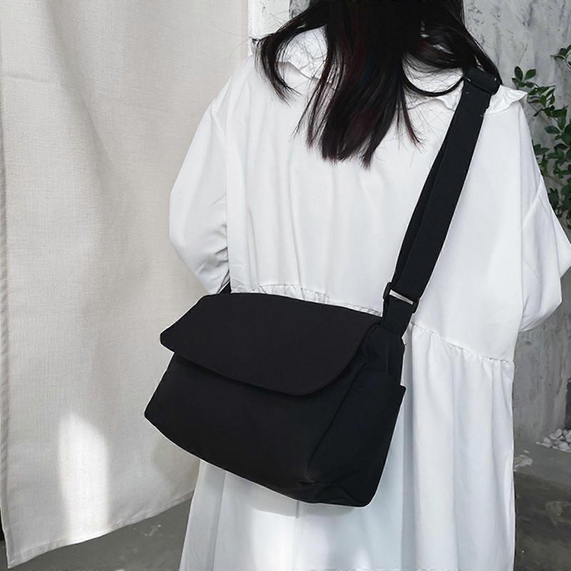 Fashion Women's Shoulder Bags High Quality Nylon Ladies Crossbody Bags Holder Handbags Waterproof Nylon Traveling Bags  Purple