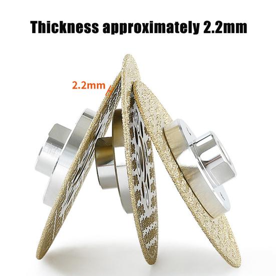 Diamond Grinding Disc Double-Sided Gypsophila Cutting Disc High Performance Electroplated Diamond Coating Masonry Grinding Disc