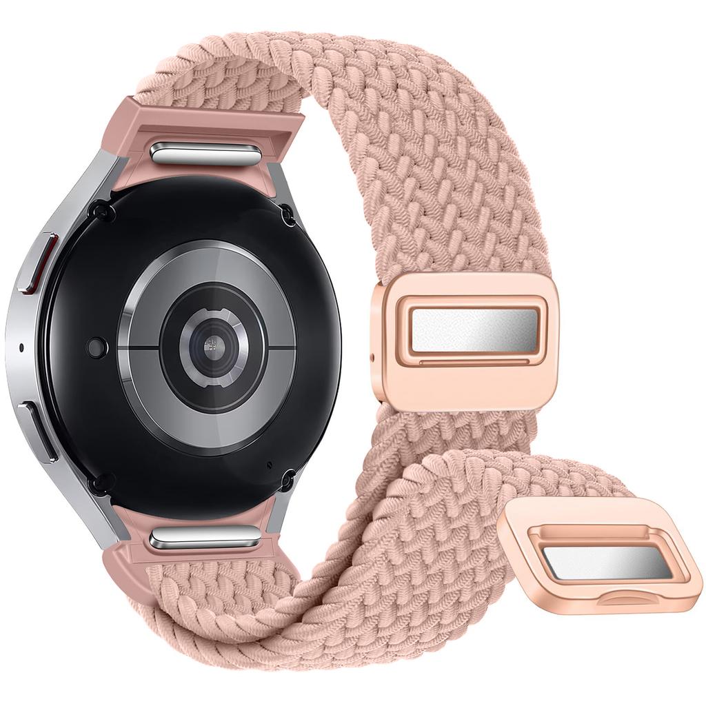 No Gaps Braided Band For Samsung Galaxy Watch 7 6 5 4 Classic 47mm 44mm 40mm/5 Pro Magnetic Bracelet Correa Galaxy Watch6 Strap