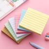 Colored Horizontal Line Sticky Notes Students Multifunctional Removable Note Paper Office Notes Memos Message Sticker Stationery