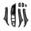 Poignée intérieure de porte intérieure pour F10 F11 F18 BMW Série 5 Accoudoir Tirette Garniture de Cache Ensemble de 7 Pièces 51417225875 51417261933 51417225879