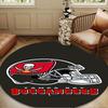 Tampa Bay Buccaneers Logo Round Mat, Anti-slip Circle Carpet Chair Rug For livingroom,Bedroom, Doormat Home Decor Gift Christmas Gifts