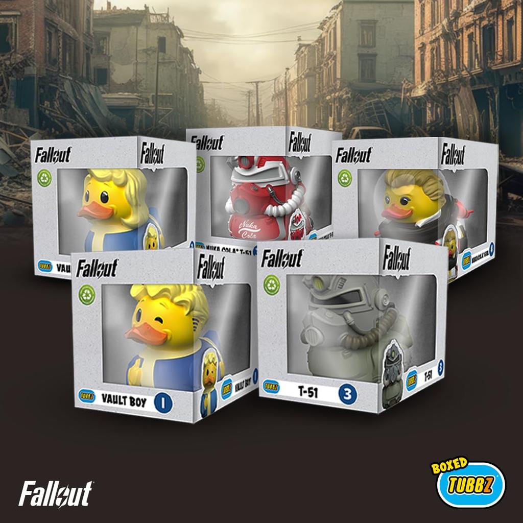 TUBBZ Boxed Vault Girl Collectible Vinyl Rubber Duck Figure - Official Fallout Merchandise - Thriller TV & Video Game