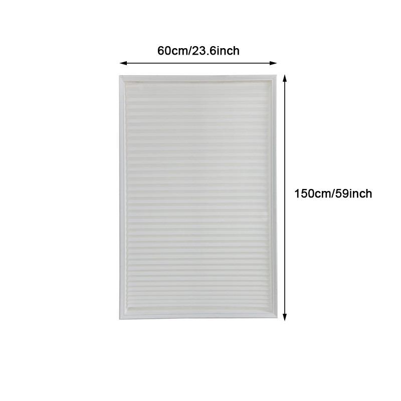 Self-Adhesive Pleated Blinds Blinds Curtains Living Room Half Blackout Window Curtains For Bathroom Balcony Shades