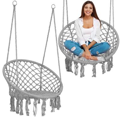 Hanging Garden Swing Chair BOHO Gray