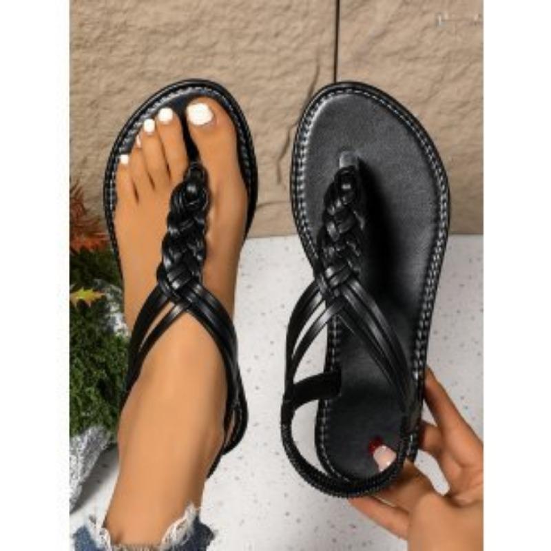 New new sandals women's flat-bottomed woven women's sandals fashion shoe style 3