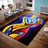 Area Rug Abstract Colorful Embracing Couple Blue Yellow Red Modern Art Decor for Living Room Bedroom Gift for Women