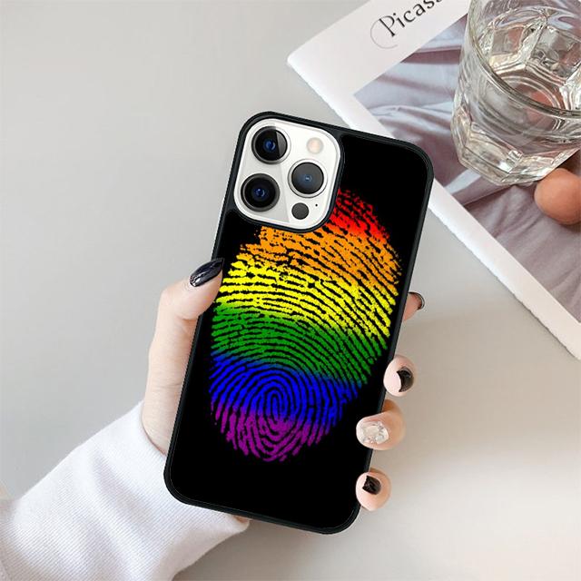 Gay Lesbian LGBT Rainbow Pride Phone Case Cover For iPhone 17 Air 15 16 Pro Max 14 13 12 11 Pro Max Plus Coque