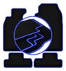 Tapis de voiture CARLUX-BLUE pour: Mini Cooper R52 Cabrio (2004-2008)