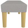Vidaxl Bench, Light Gray, 100X30X30 Cm, Upholstered with Fabric