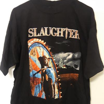90s Slaughter Stick It To Ya Vintage Short Sleeve Black T Shirt S-4XL EE79 Unisex T-Shirt