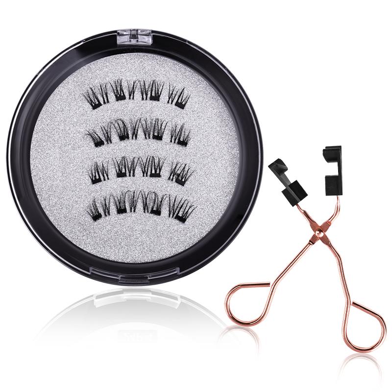 Best Selling Magnetic Lashes Natural Magnets 3d False Magnetic Lashes No Glue with Magnetic Lashes Clip