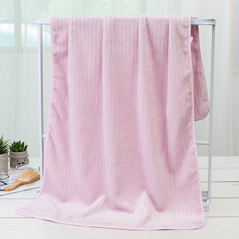 Extra Large Bath Towel, Thickened Cloud-feel Cotton Coral Fleece, Absorbent, Lint-free, Soft Bath Wrap
