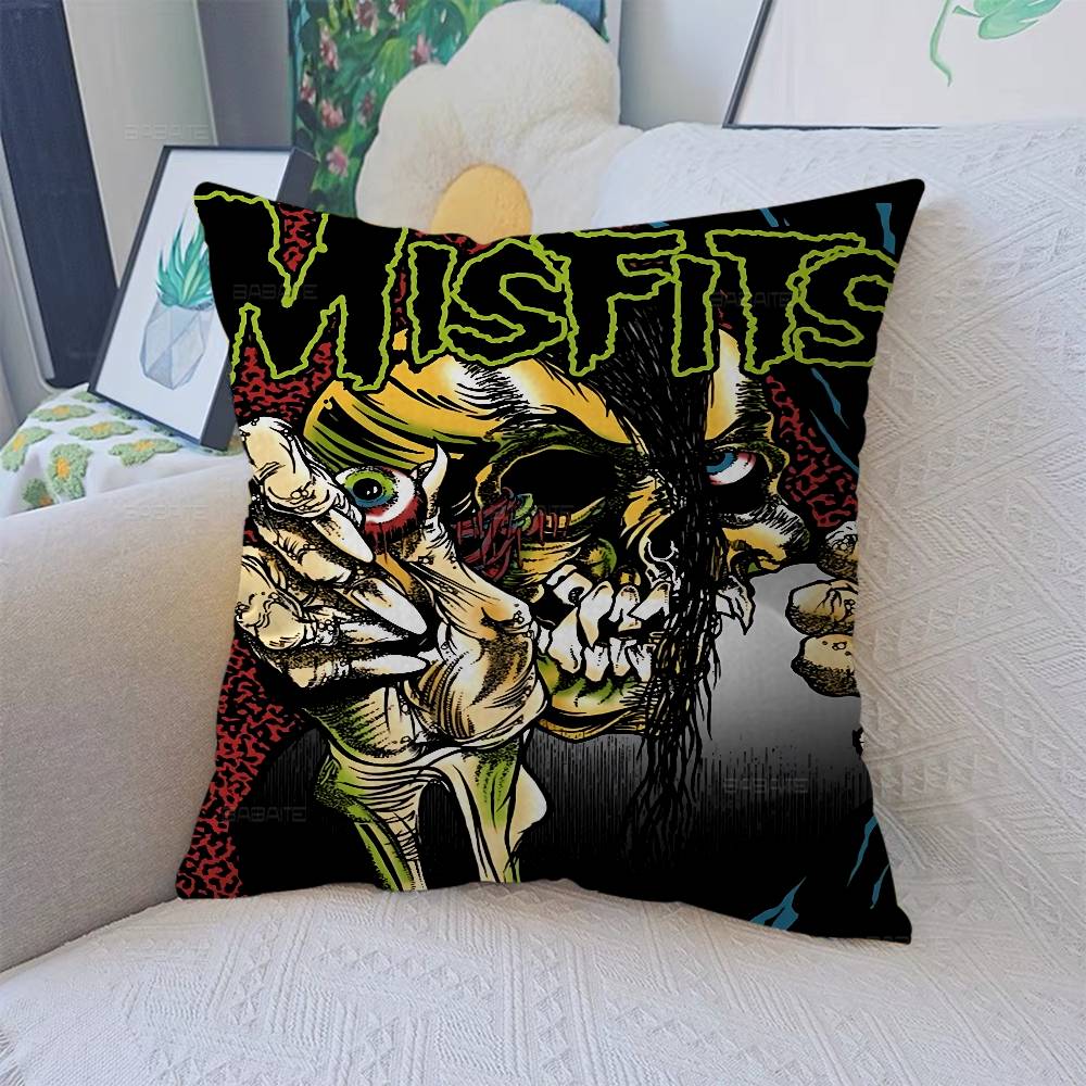 Heavy Metal Misfits Band pillow cover sofa cushion cover home room decoration children gift