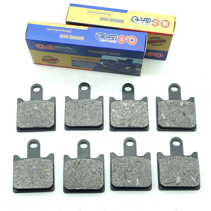 Motorcycle Front Rear Brake Pads for KAWASAKI ZX6R Ninja ZX-6R 2007- Monster Ebegy 2009 ZX 6R