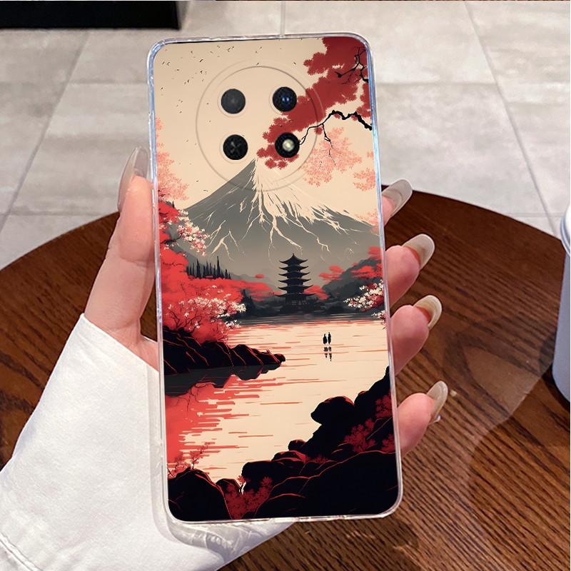 Back Cover For Huawei Nova Y91 14i 13i 12i Phone Case Luxury Cute Love Heart Rabbit Funny Pattern Clear Soft Silicone TPU Casing