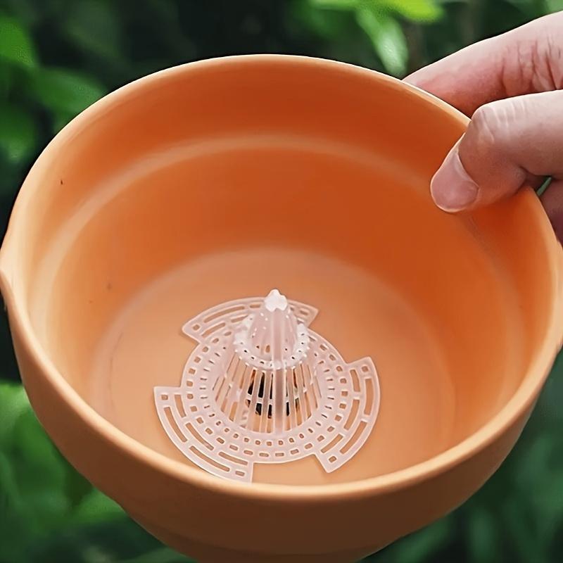 Konische Blumentopf-Bodenmatte, Blumentopf-Bodenfilter, Kompatibel mit Innen-/Außentöpfen, Garten-Essentials-Zubehör