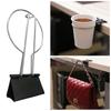 Metal Desktop Side Water Cup Shelf Tableside Storage Rack Coffee Drink Cup Holder