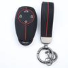 Key Fob Cover for Leapmotor T03 S01 C11 C01 with Keychain Silicone Full Coverage Protective Case Anti-Scratch Guard Shockproof Protection