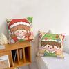 Christmas Cute Couple cushion cover Pillow Cover Decoration Room Home Sofa living Office Car Nordic Simplicity