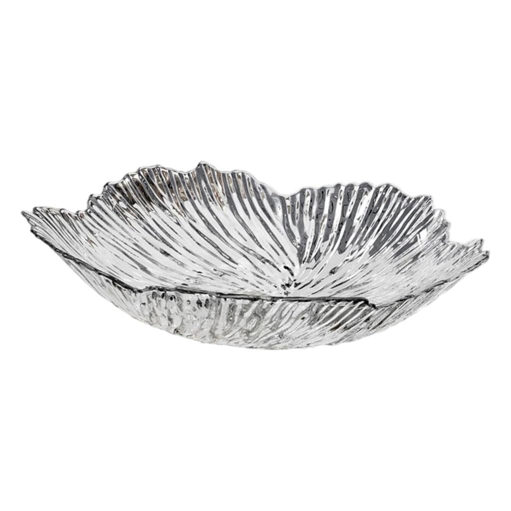 Transparent Acrylic Petal Fruit Tray Multipurpose Candy Nuts Serving Dish Organizer for Living Room Tabletop Home Storage