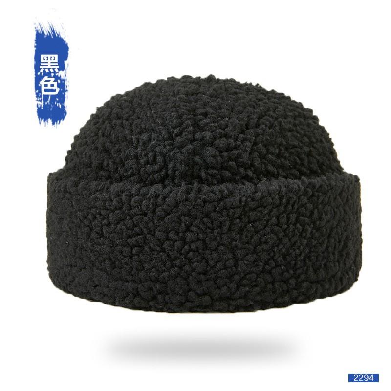 Womens Fleece Lined Winter Beanie Hat With Ear Protection Warm Knit Cap Cold Weather Outdoor Use Black