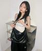 Port Double Wrinkle Leather Shoulder Bag Unisex (2 Colors)