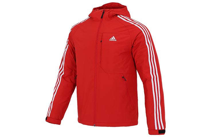 Adidas Down Jackets Men s Red Hooded Moderate Other H23082 M