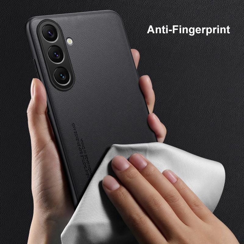 Luxury PU Leather Case For Samsung Galaxy M56 F56 5G Back Cover Matte Silicone Full Protection Phone Case For Samsung F56 Coque