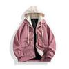 2026 Autumn/Winter Men's Hooded Baseball Jacket: Fake Two-Piece, Casual, Loose, Versatile, Couple's Outerwear