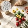 Strawberry Flower Silicone Mold BPA Free for DIY Craft Lovers Sugarcraft Cupcake Baking Decorating Tools