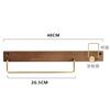 Household Brass Hook Coat Stand Bathroom Accessories Towel Rack Simple Beech Hanger Room Backdrop Walnut Wood Hanging Decoration