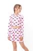 Girls Loungewear Set with Crop Top and Shorts, Summer 6497-097 HC