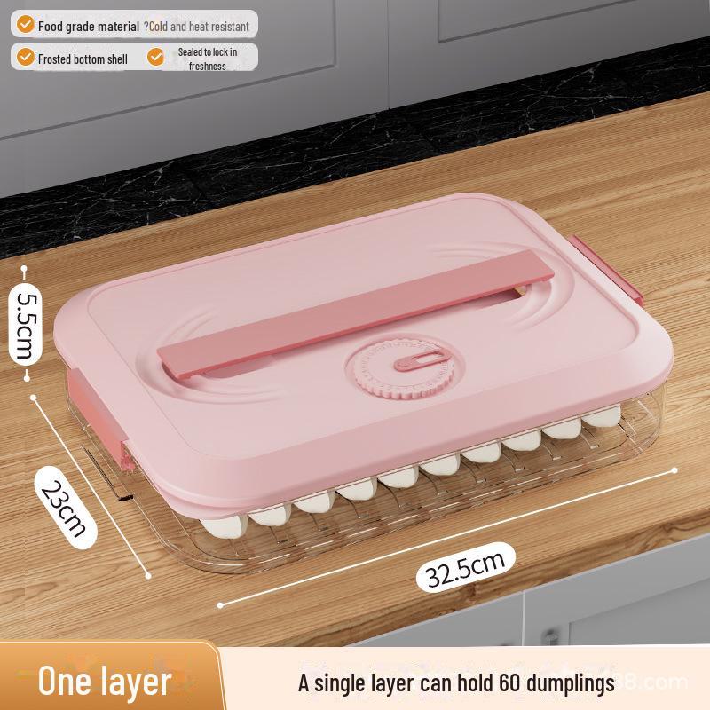 Knödel-Box: Lebensmittelechte Küchenaufbewahrung für Wontons und Tiefkühlprodukte