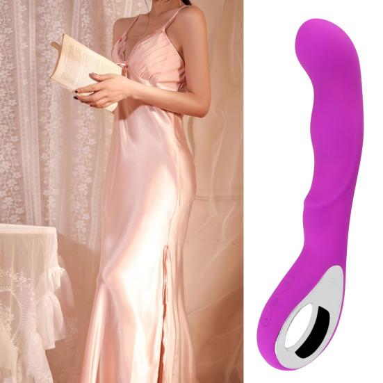 Curved G-Spot Vibrator for Women Multi-Frequency Silent Rechargeable Clitoral Vibrator Ergonomic Silicone Female Pleasure Massager for Adults