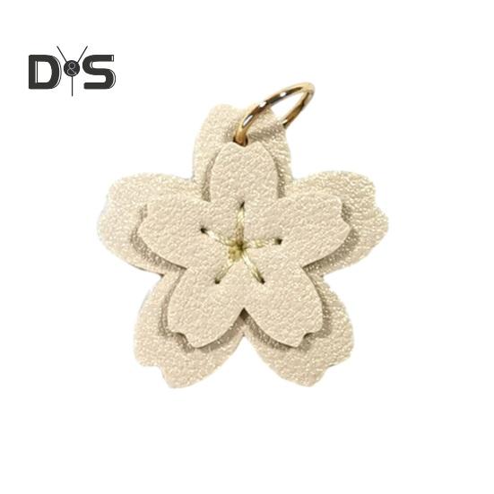 Bag Pendant Keychain Fruit Flower Leaf Shape Charm Keyring Bags Backpacks Phones Imitation Leather Keychain