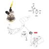Metal Urea Injection Sprayer Nozzle Component Accessory for LR062819 LR134710 04440210431 LR071703 LR134711 FPLA189E3AB
