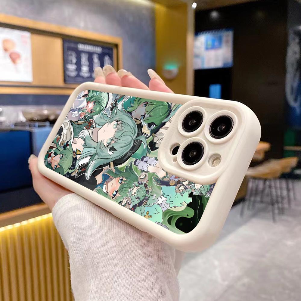 HSR Huohuo Thicken TPU Mobile Phone Case for iPhone 17 16 15 14 13 12 11 Air Pro Max Plus Colorful Cover