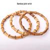 Bamboo Root Round Bag Handle Craft Grip