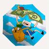 Adventure Time Jake the Dog Automatic Open/Close Umbrella   Compact Travel Umbrella, 8 Rib Heavy Duty Construction, Ideal Gift, 127