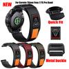 Нейлоновий ремінець QuickFit 26 мм для Garmin Fenix 7X 6X Pro/Epix Pro Gen 2 51 мм 47 мм/Fenix5X 5XPlus Tactix 7 Pro Плетений ремінець для годинника