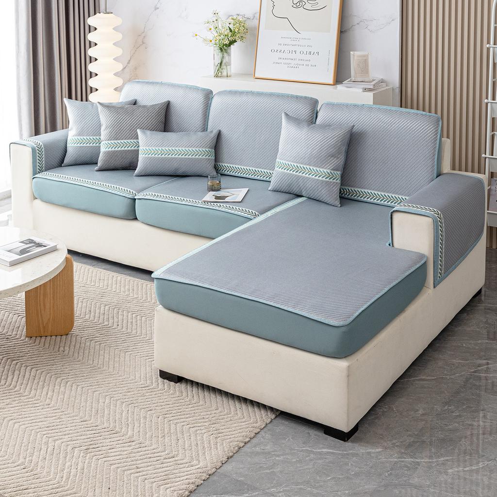 Wormwood Mosquito-Proof Sofa Hat Summer Summer  New Solid Wood Leather Full Cover Cloth Towel Rattan Mat Cool Cushion