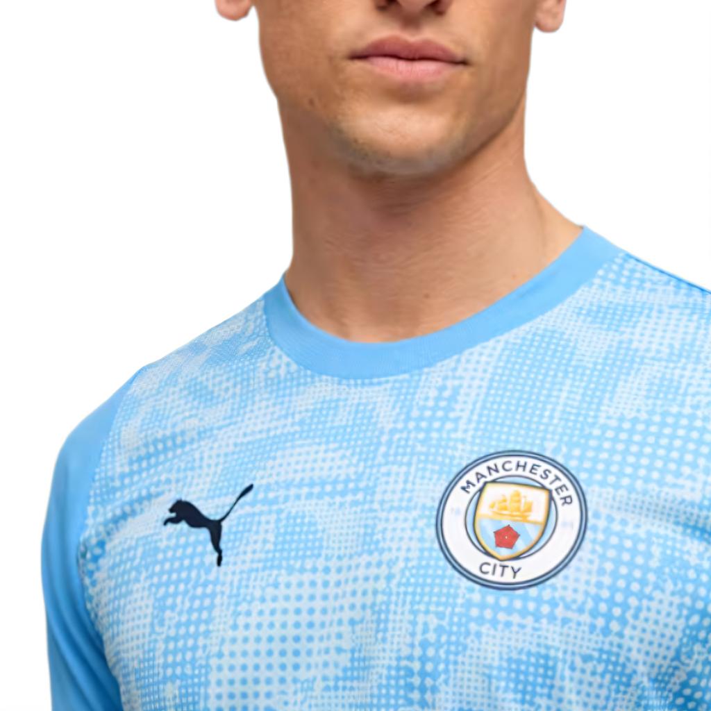 Puma Manchester City 25/26 Season Training Jersey Official Training Series Men tops 781992-01