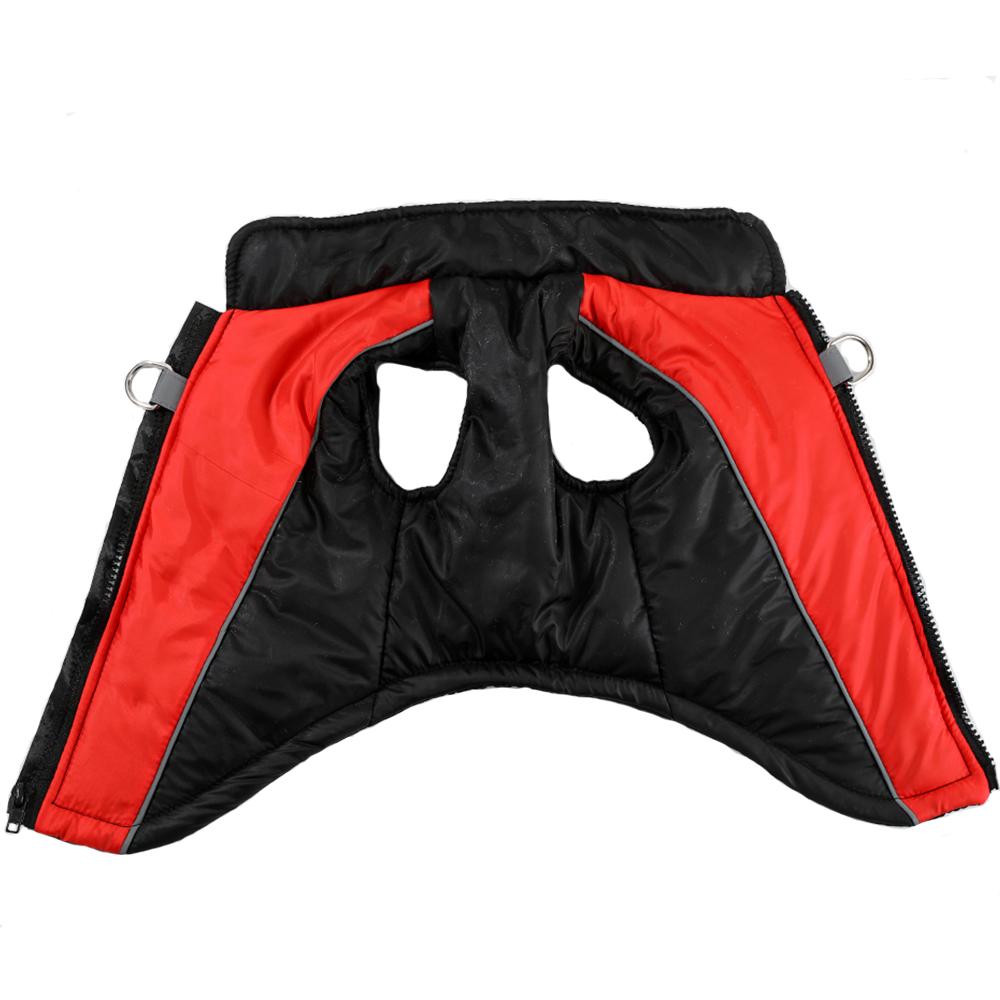 Winter Small Dog Clothes Reflection Puppy Vest Jacket Prevention Cold Warm D-Ring Pug Coat Waterproof Autumn Padded Pet Overalls