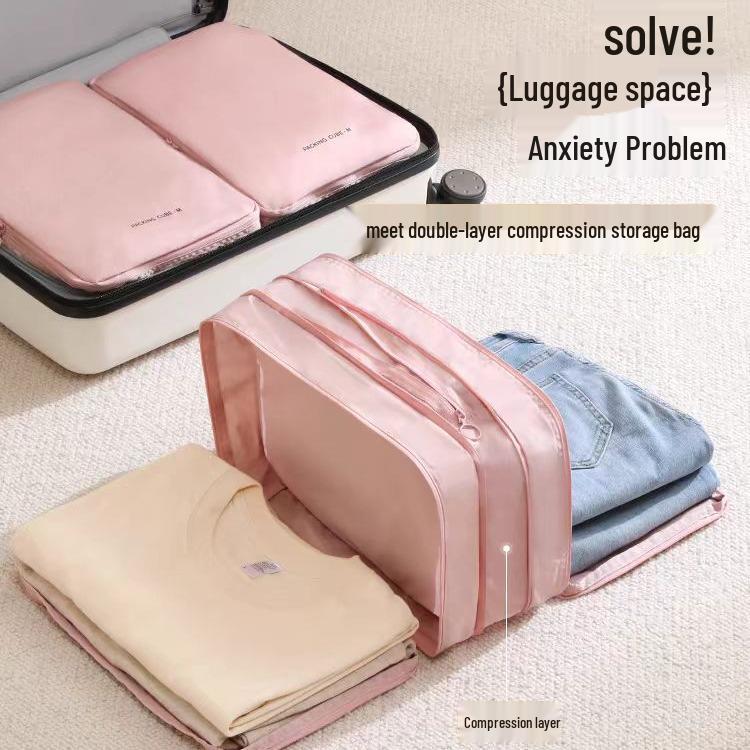 Portable Travel Compression & Clothing Organizer Bag – Large Capacity