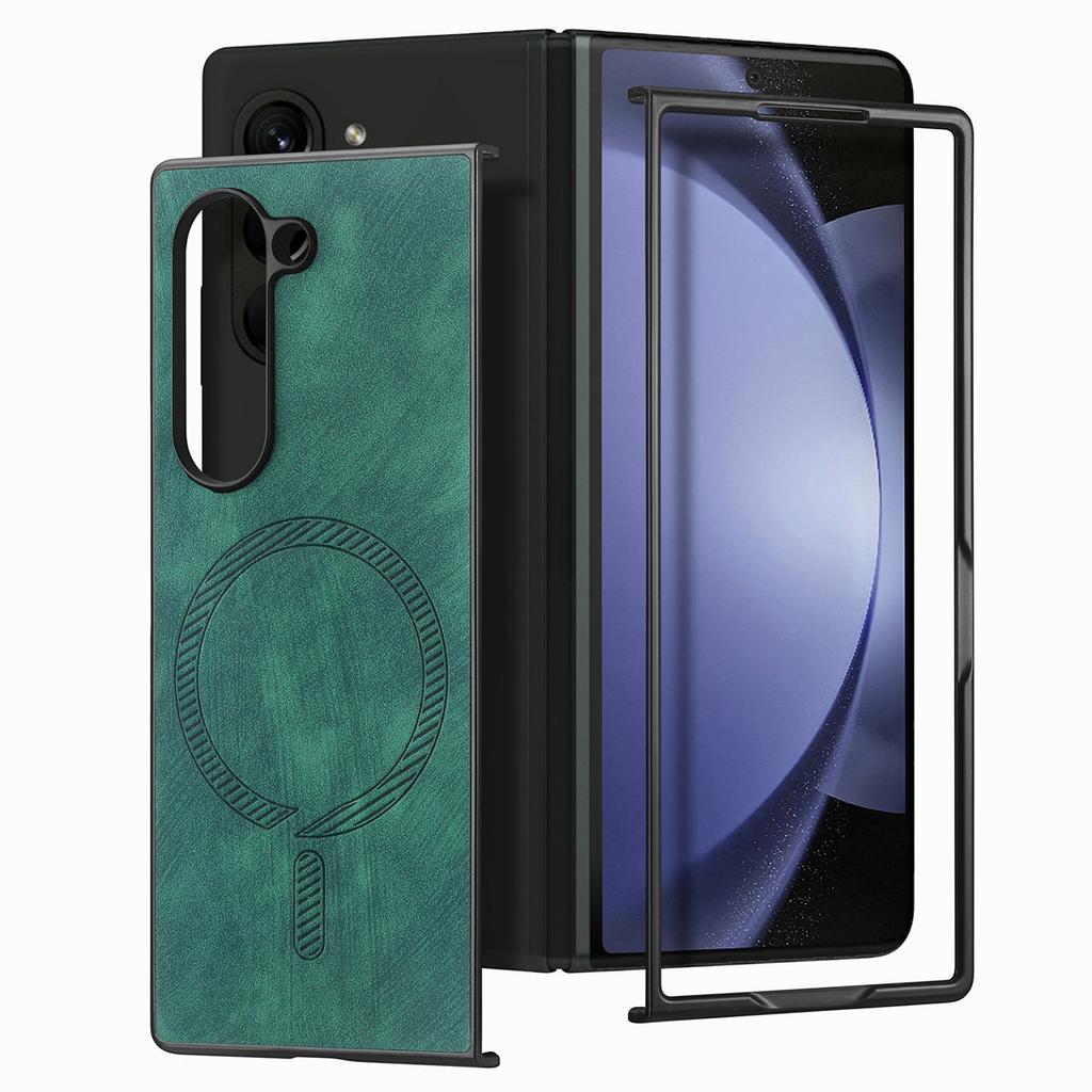 For Samsung Galaxy Z Fold6 5G Magnetic Case Detachable PU+TPU Phone Cover