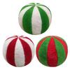 Christmas Candy Pillows Cute Christmas Round Throw Cushion 3D Winter Plush Pillow Cartoon Candy Shaped Pillow for Couch Sofa Bed