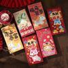6PCS Paper New Year Red Envelopes Spring Festival 2026 Red Pocket Lucky Money Bag  Birthday Gift