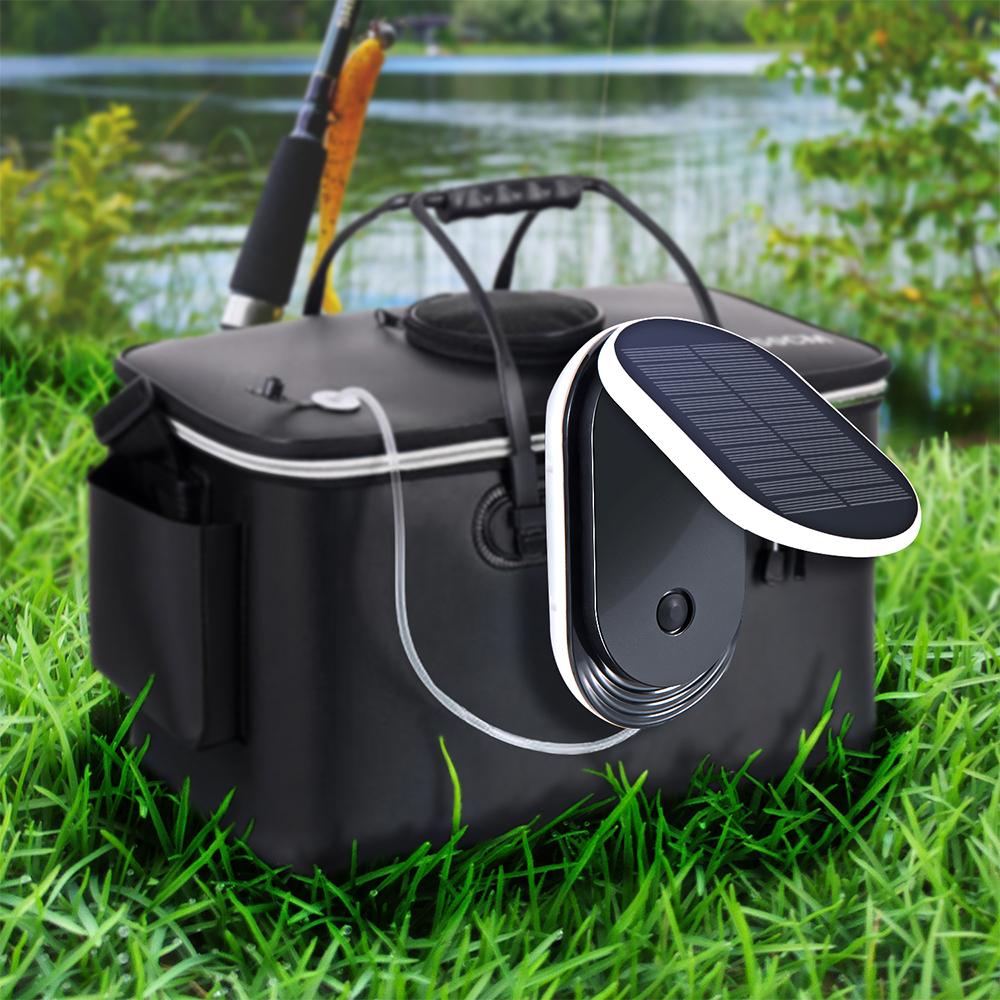Solar Power Oxygen Pump Fish Tank Oxygenator Aquarium Oxygen Aerator Pond Aerator Air Pump Fishing
