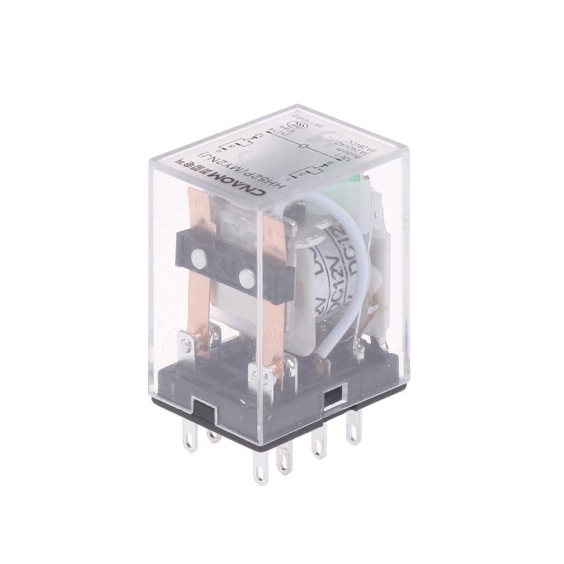 Miniature Coil Generalel Ectromagnetic Intermediate Relay Switch With Base Hh52P Led 12V Dc/220V Ac